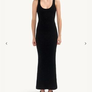 Asta Resort Black Sequin Dress